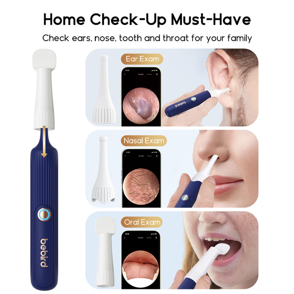 VILLA ART Earsight Plus E33R Ear Wax Removal Tool Camera — Family Otoscope Kit