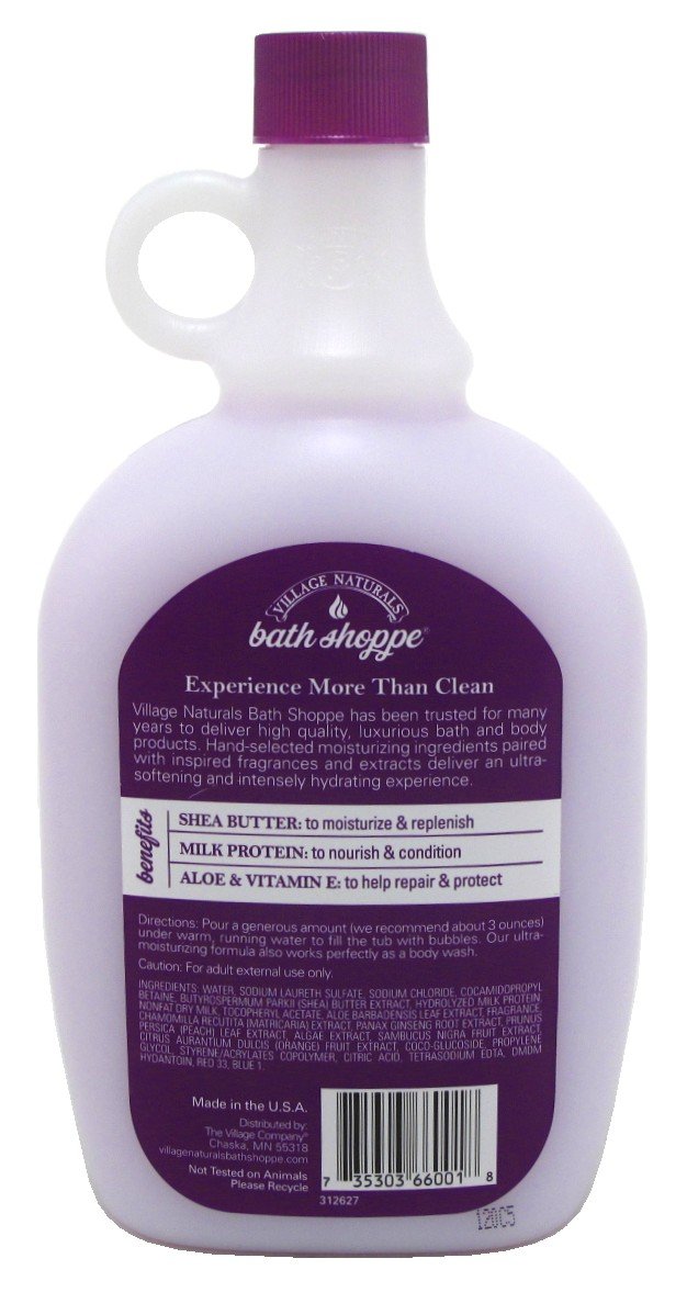 Village Naturals Therapy Bath Milk Bath Ultra-Moist Lavender & Chamomile – 3 Pack (28 oz each)