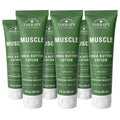 Village Naturals Therapy Muscle Shea Butter Lotion — Eucalyptus Mint, 2 oz, Pack of 6