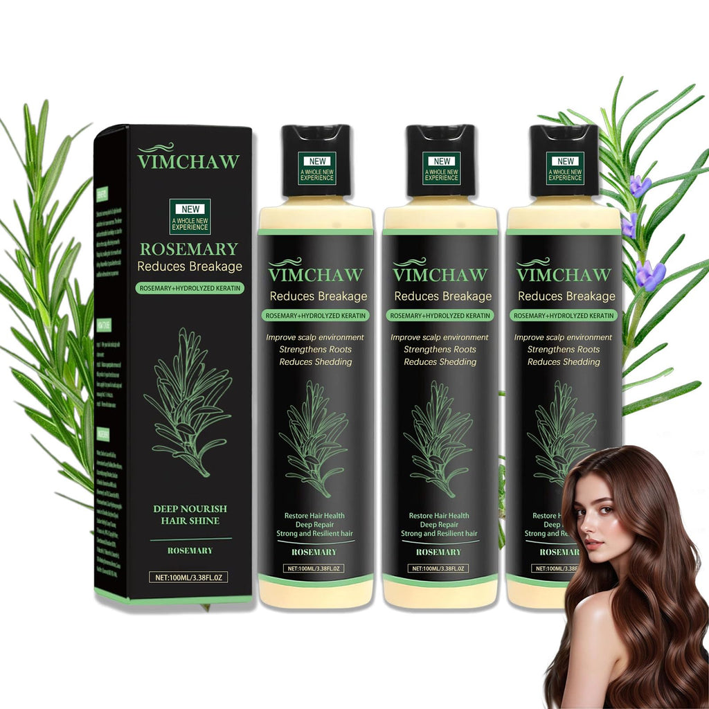 Vimchaw Organic Rosemary Hair Growth Shampoo for Thinning Hair | Strengthening with Hydrolyzed Keratin