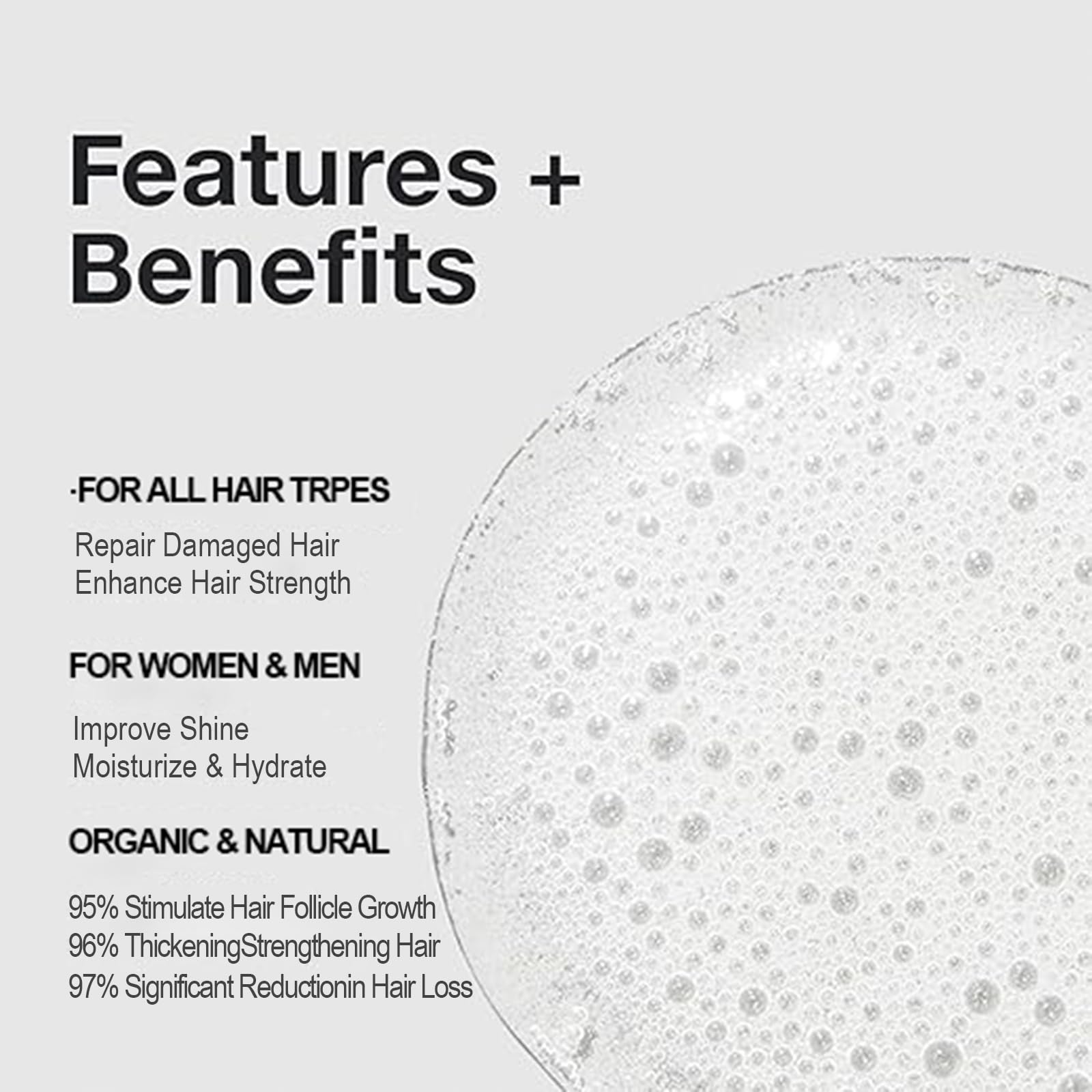 Vimchaw Rosemary Hair Growth Shampoo | Organic Thickening for Thinning Hair (3.4 fl oz)