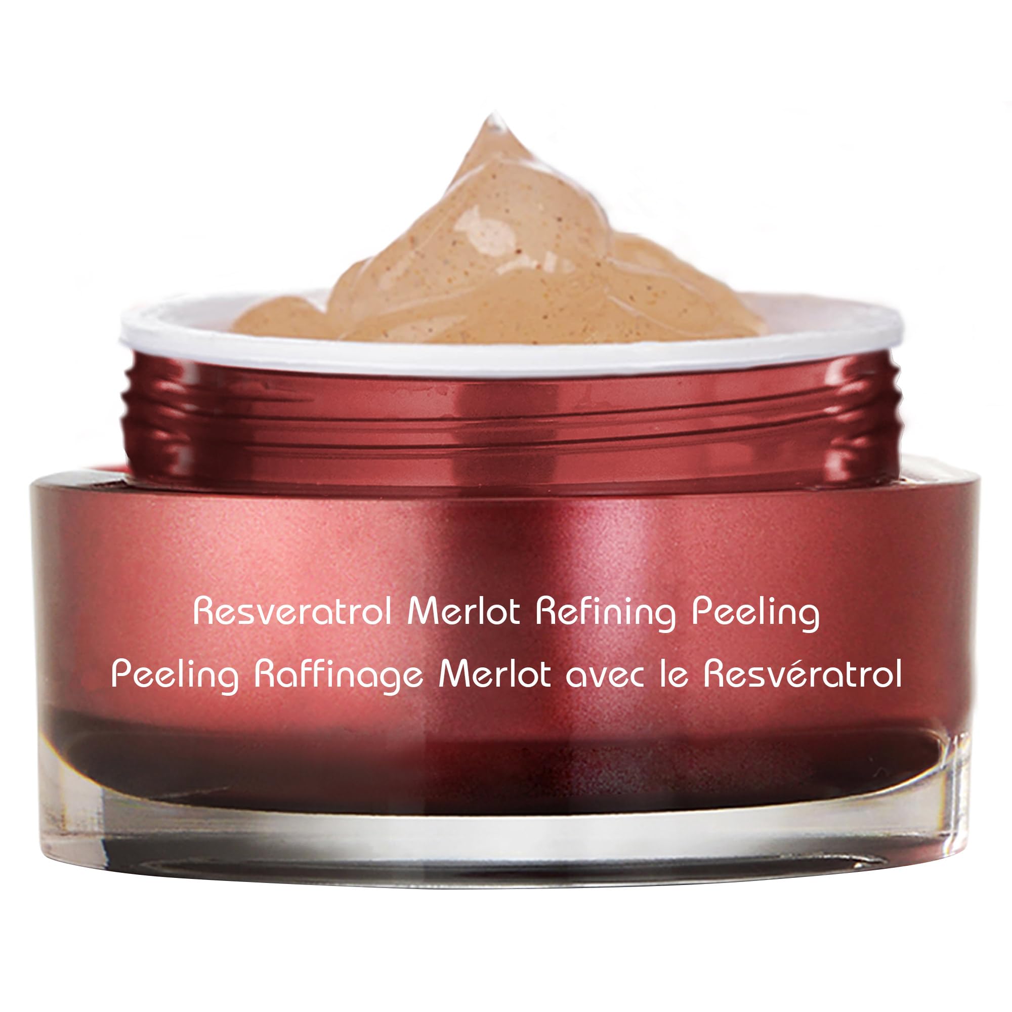 Vine Vera Merlot Facial Peeling Gel – Gentle Resveratrol Exfoliator for Dry, Sensitive, Mature Skin