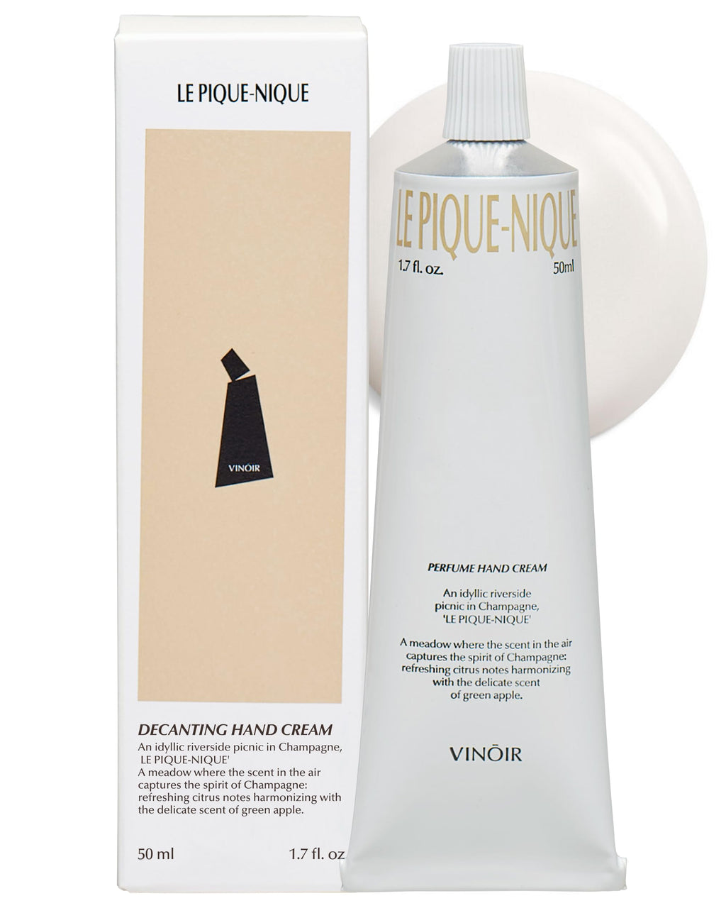 VINOIR LE PIQUE-NIQUE Decanting Hand Cream – Long-Lasting Scent, Non-Greasy Hydration, 1.7oz
