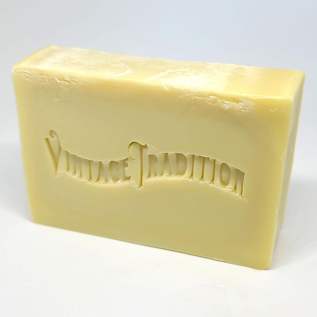 Vintage Tradition Unscented Olive Oil Balm Soap — All-Natural Tallow Bar for Gentle Skin