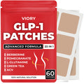 VIORY GLP-1 Patches for Women & Men | Berberine, L-Glutamine, Garcinia Cambogia, Resveratrol – 60 Days Supply