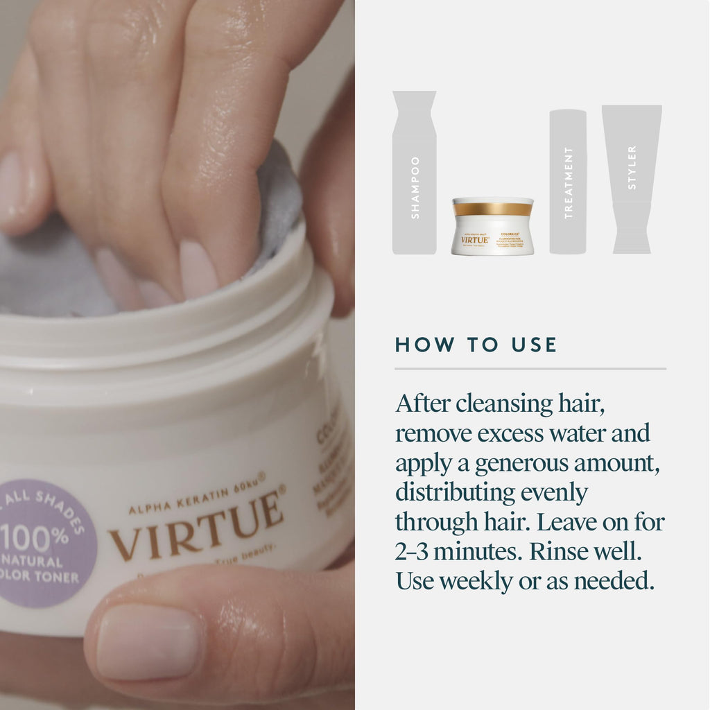 Virtue ColorKick Illuminating Hair Mask | Tones, Nourishes & Preserves Color-Treated Hair