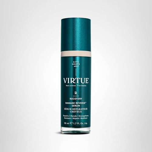 VIRTUE Recovery Damage Reverse Hair Serum | Lightweight Cream-to-Serum for All Hair Types