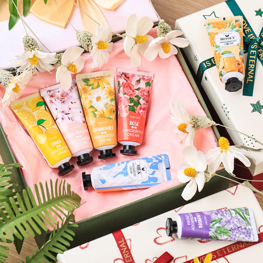 VISCOO 154 Pack Hand Cream Gift Set for Women – Bulk Travel-Size Moisturizers