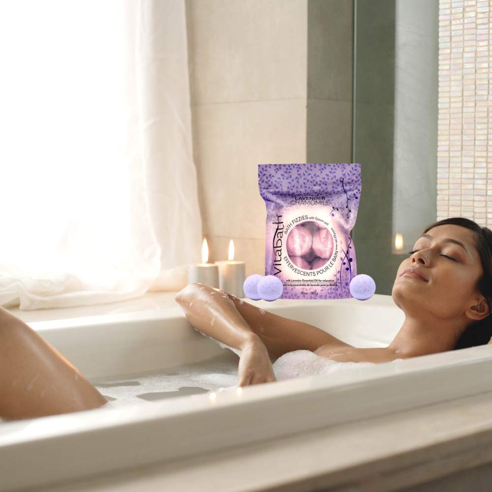 Vitabath Bath Fizzies Lavender Chamomile – 10 oz Bath Soak