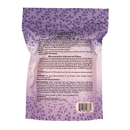 Vitabath Bath Fizzies Lavender Chamomile – 10 oz Bath Soak