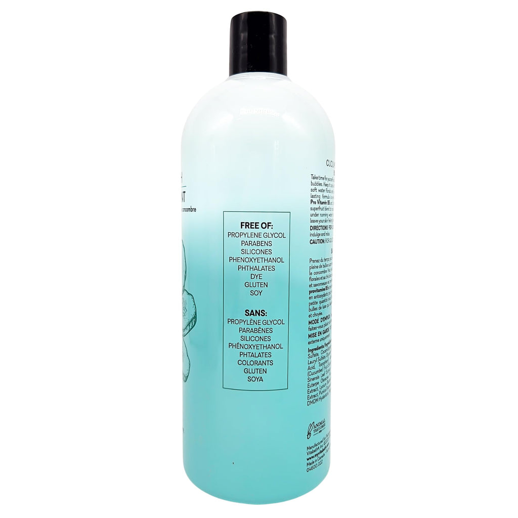 Vitabath Cucumber & White Tea Bubble Bath – Rich Foaming Soak for Relaxation