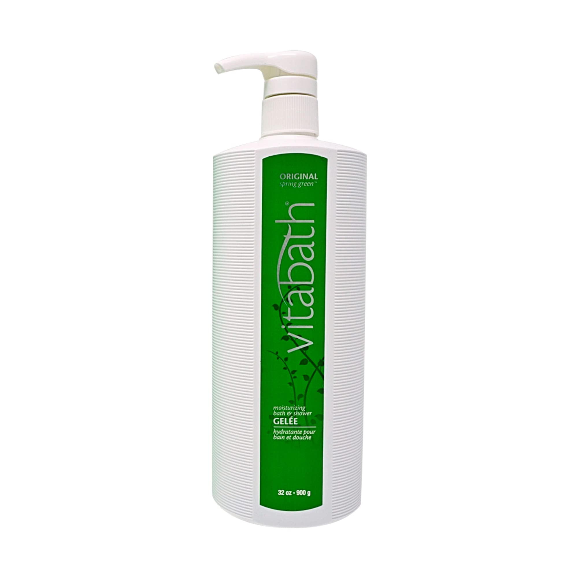 Vitabath Original Spring Green Moisturizing Bath & Shower Gel – 32 oz
