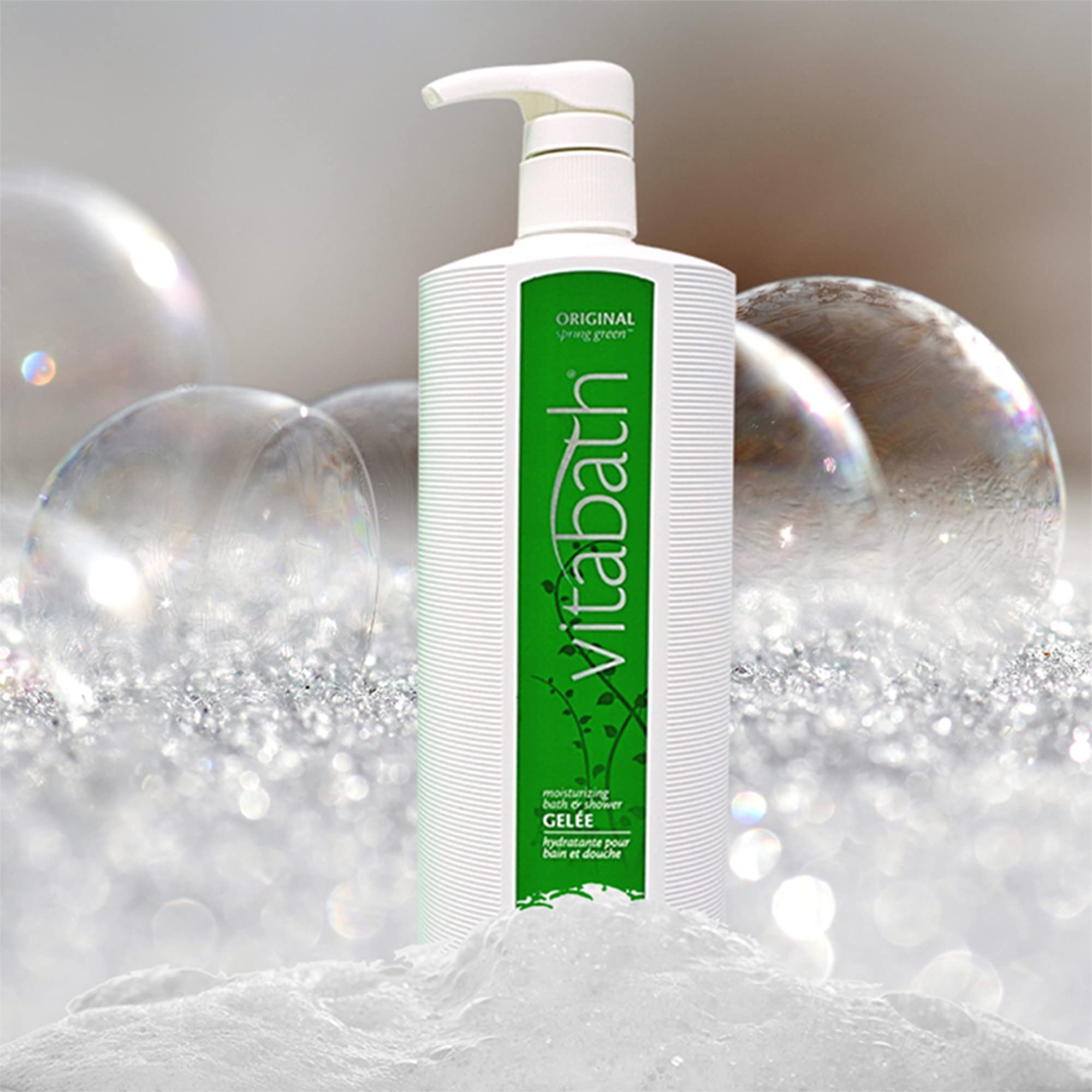 Vitabath Original Spring Green Moisturizing Bath & Shower Gel – 32 oz