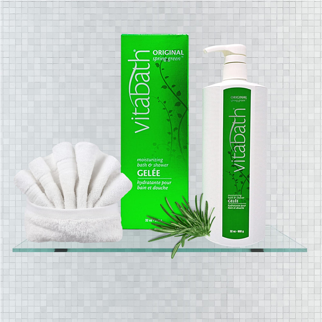 Vitabath Original Spring Green Moisturizing Bath & Shower Gel – 32 oz