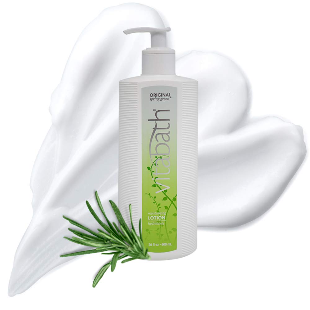 Vitabath Original Spring Green Moisturizing Body Lotion – Deep Hydration with Aloe & Shea Butter, Cruelty-Free, 20 oz