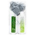 Vitabath Original Spring Green Skincare Set – Shower Gel, Reviving Lotion & Exfoliating Pouf