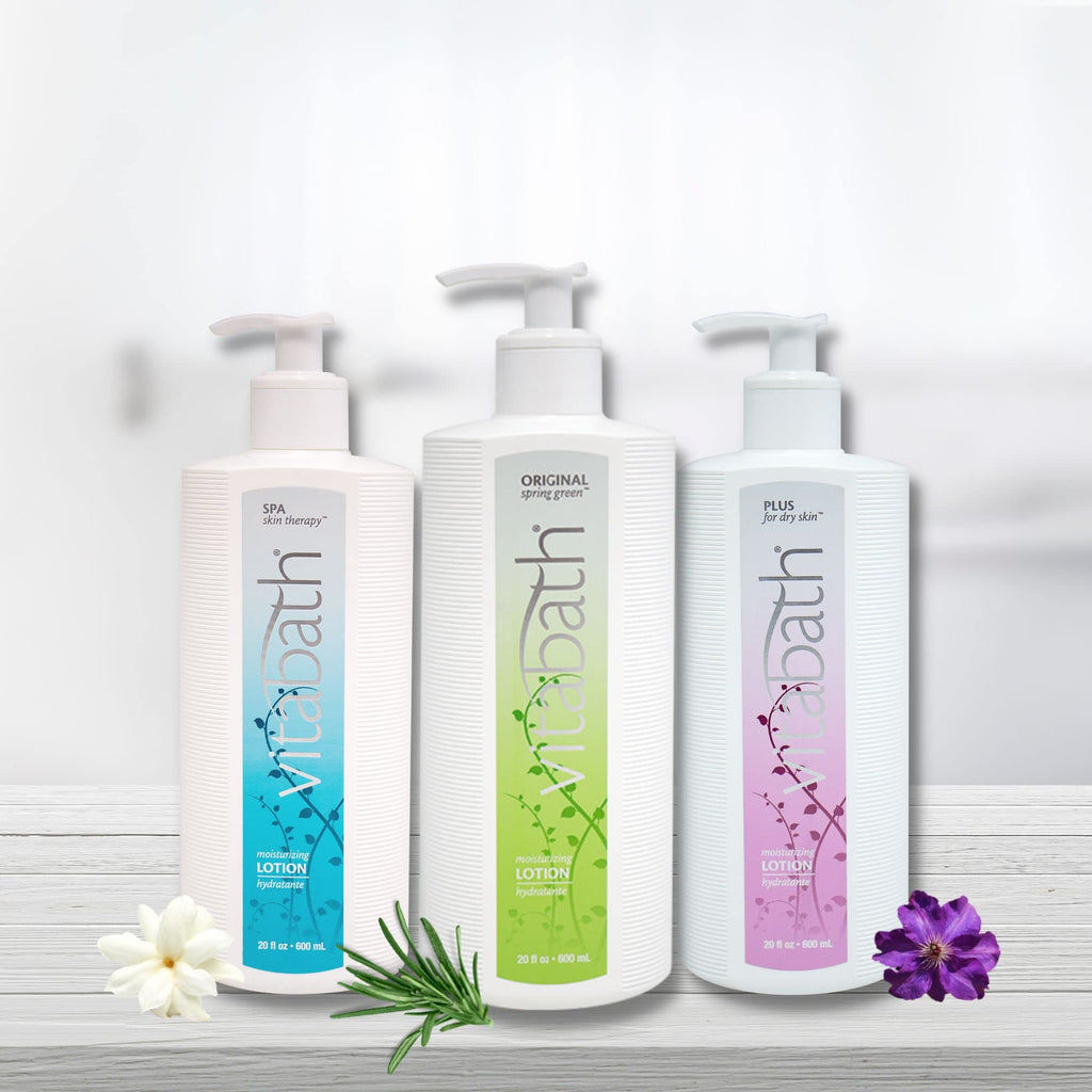 Vitabath Plus Dry Skin Moisturizing Lotion – Hydrating Aloe, Shea & Hazel Seed Oil