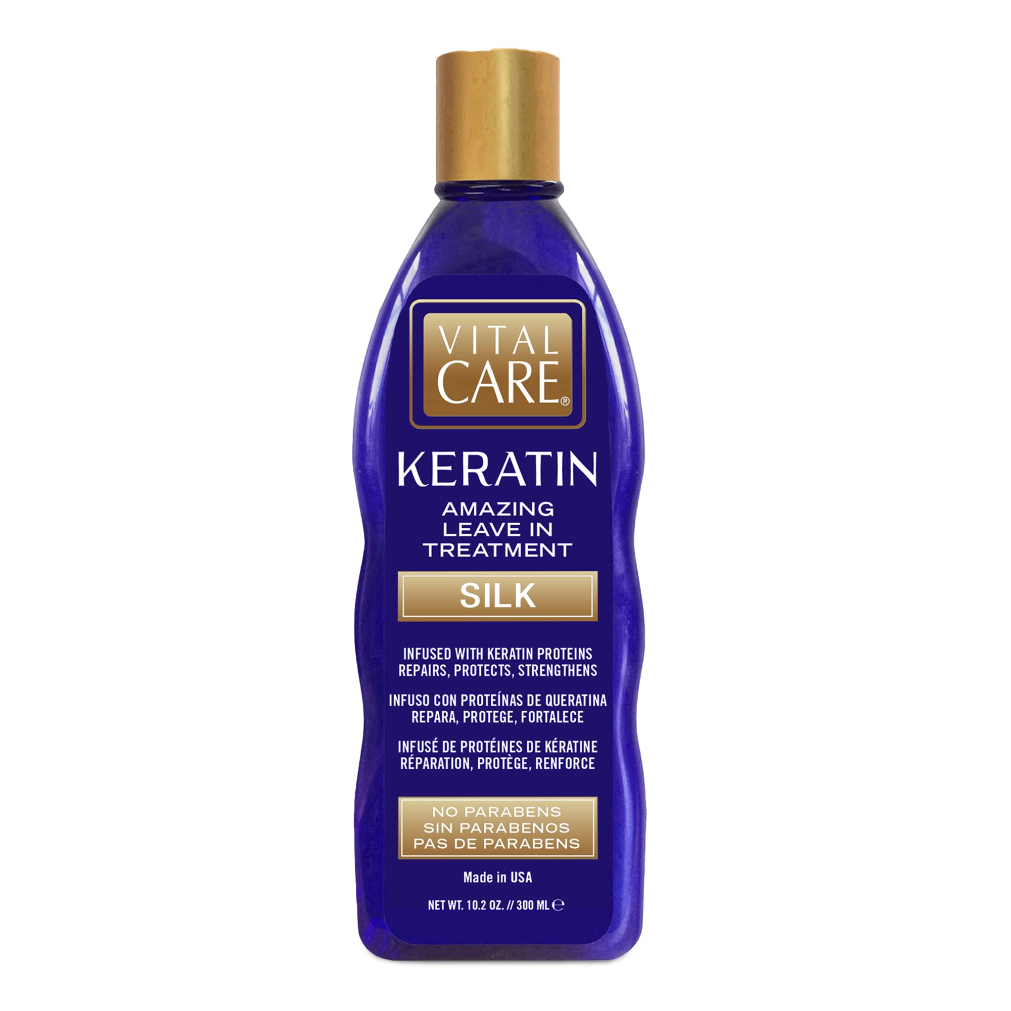 Vital Care Keratin Amazing Leave-In Silk Treatment – Gentle Daily Hydration & Shine