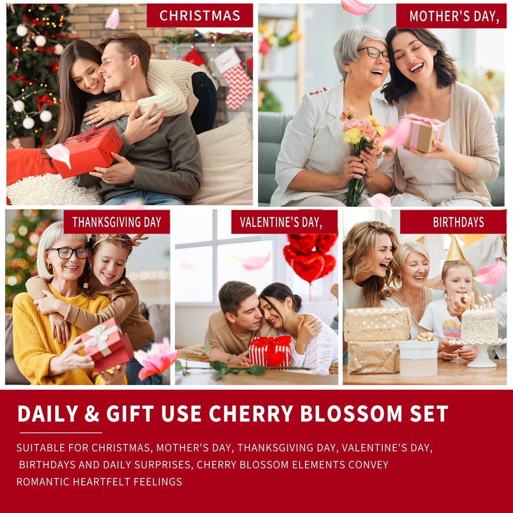 Vital Luxury Japanese Cherry Blossom Bath & Body Care Set – Mist & Cream (8 oz each)
