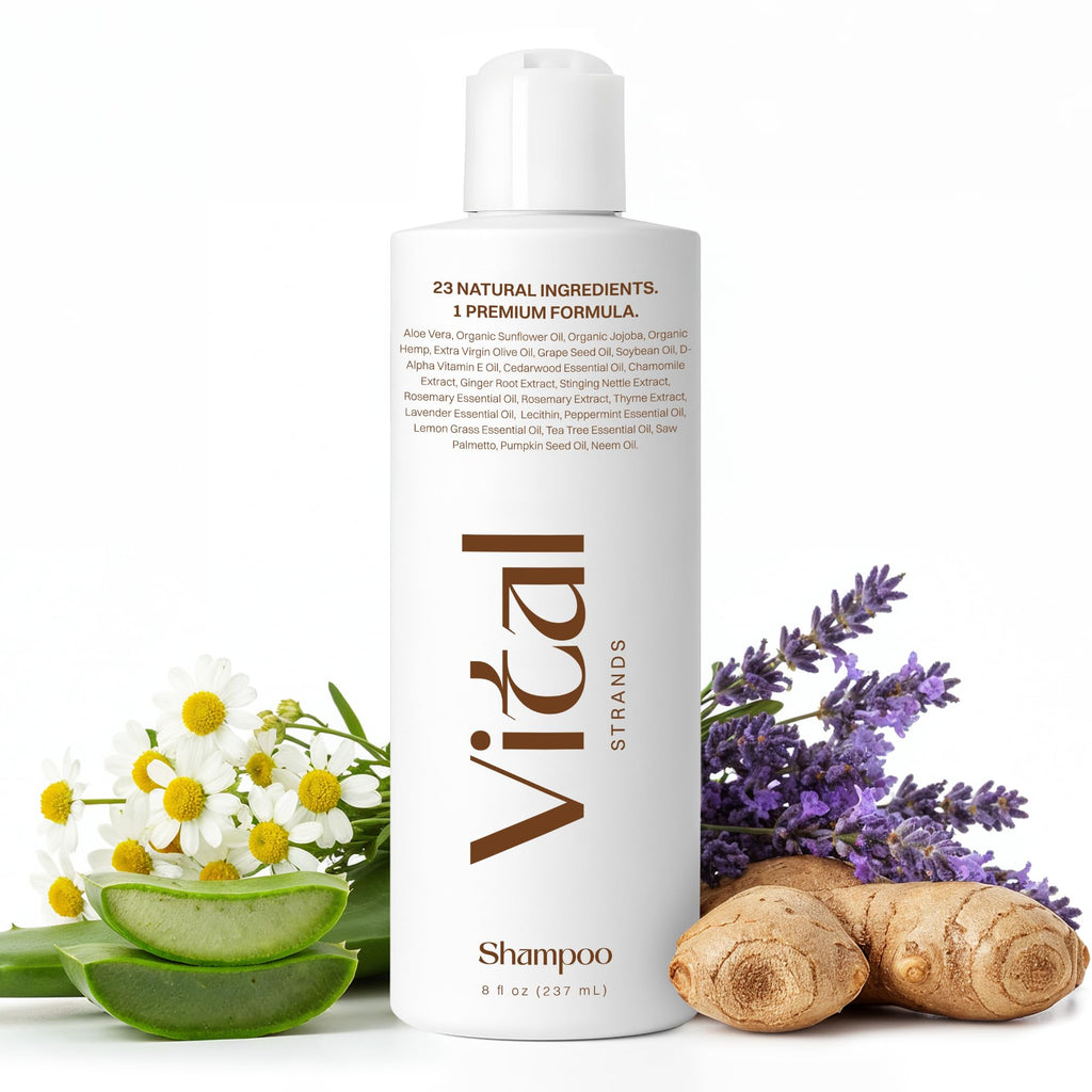 Vital Strands Hair Growth Shampoo for Thinning Hair – Rosemary, Nettle & Saw Palmetto | 8 fl oz
