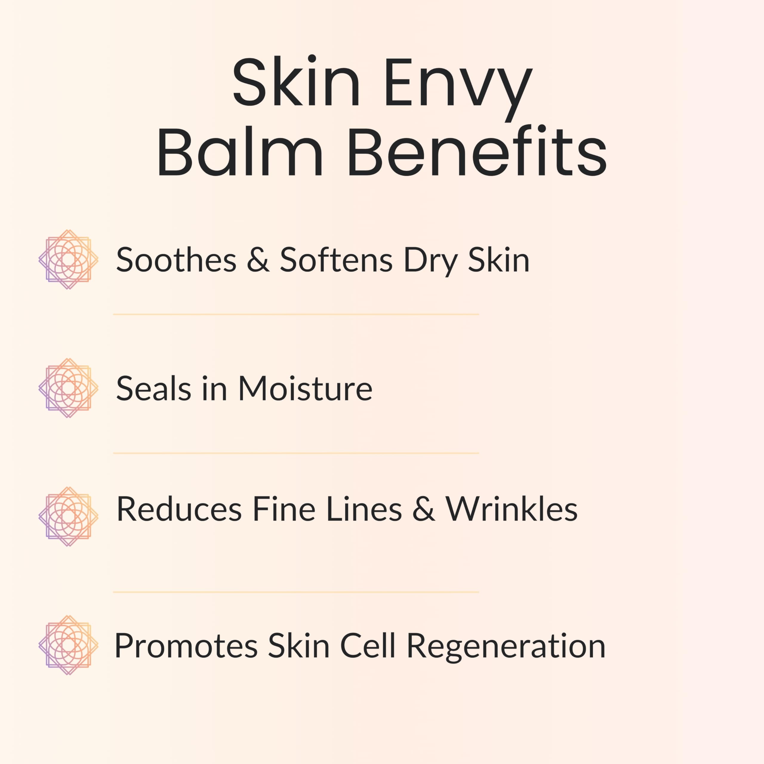 Vitality Skin Envy Balm – All-Natural Moisturizer with Beeswax, Vitamin A, Coconut Oil