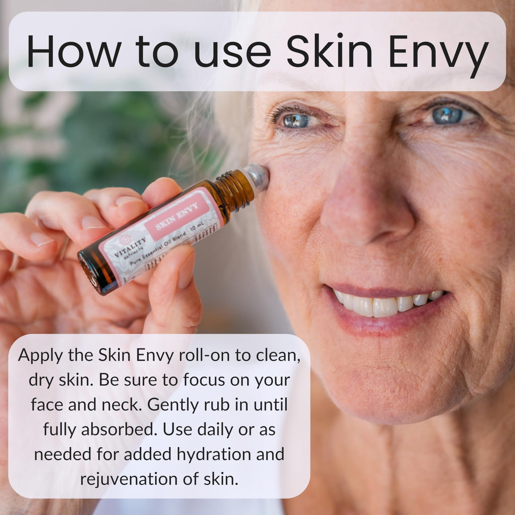 Vitality Skin Envy Face Moisturizer Serum | Coconut Oil, Collagen, Vitamin E, Vegan