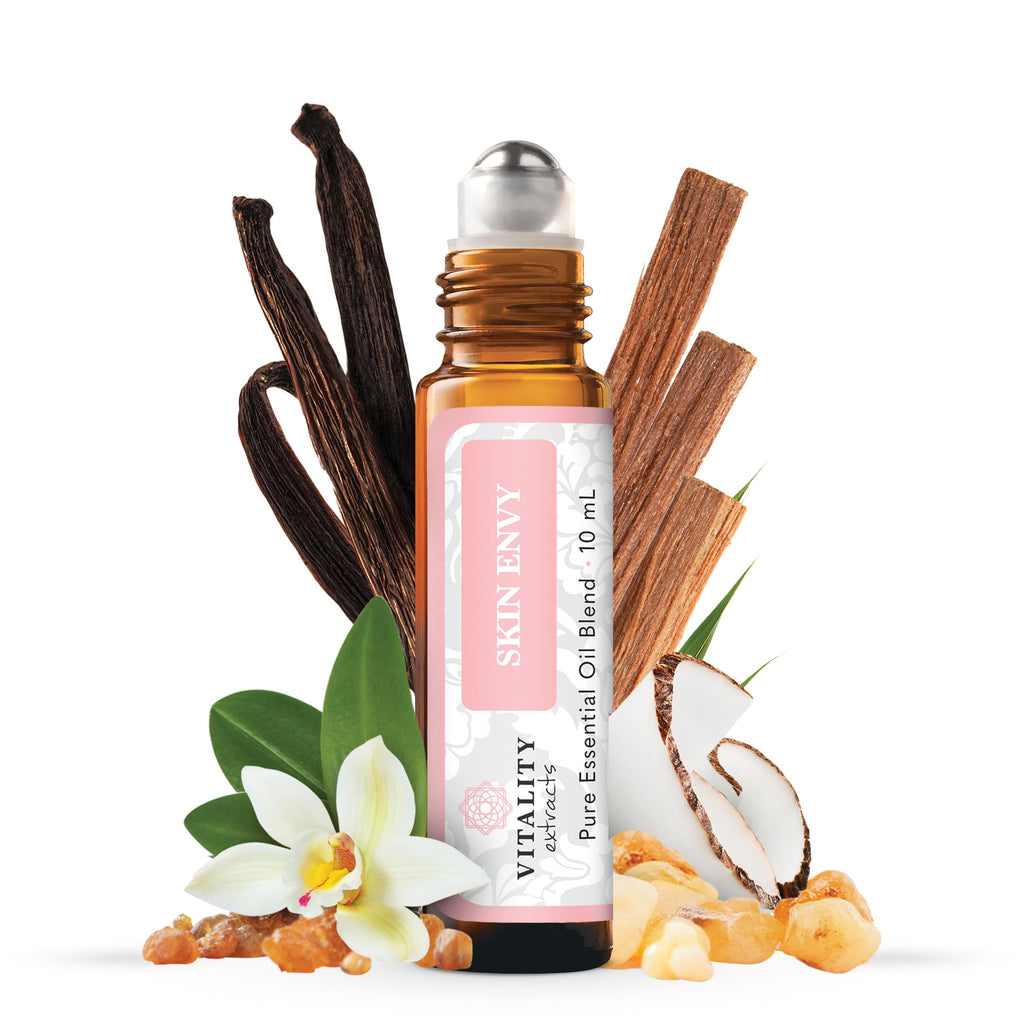 Vitality Skin Envy Face Moisturizer Serum | Coconut Oil, Collagen, Vitamin E, Vegan