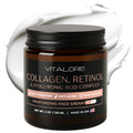 Vitalore Anti-Aging Face Cream – Collagen, Retinol & Hyaluronic Acid | 4oz Jar