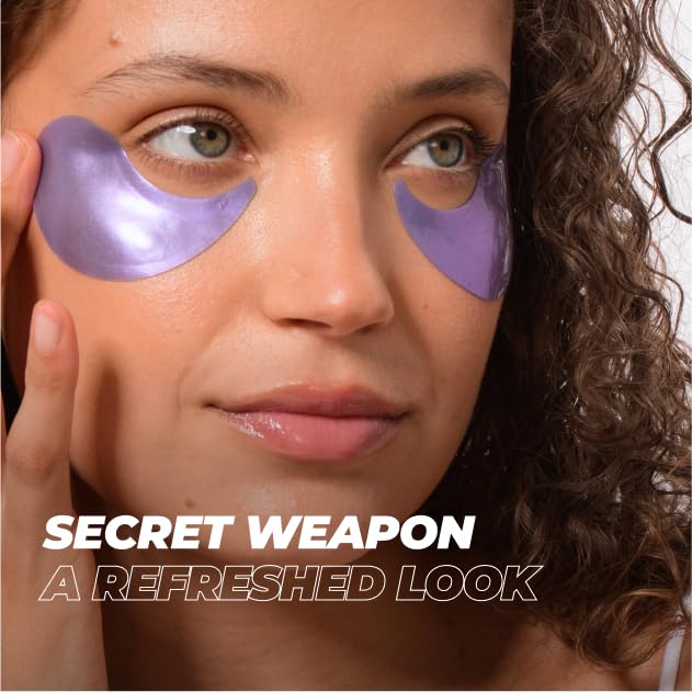 Vitamasques Lavender Hydrogel Eye Pads – Depuff, Hydrate & Revitalize (32 Pairs, Korea-Formulated)
