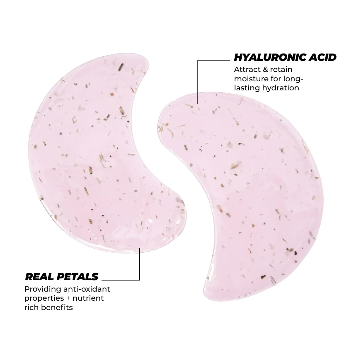 Vitamasques De-Puff Hydrogel Eye Pads – Lavender & Vegan Collagen (Pack of 3)