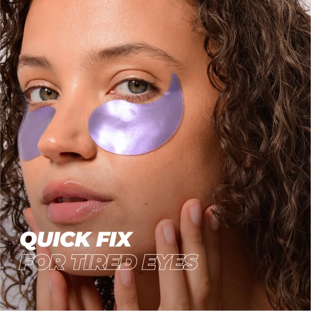 Vitamasques Lavender Hydrogel Eye Pads – Depuff, Hydrate & Revitalize (32 Pairs, Korea-Formulated)