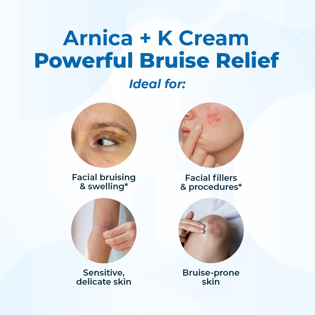 VitaMedica Arnica + Vitamin K Bruise Recovery Cream for Face & Under-Eye – Post-Procedure Support
