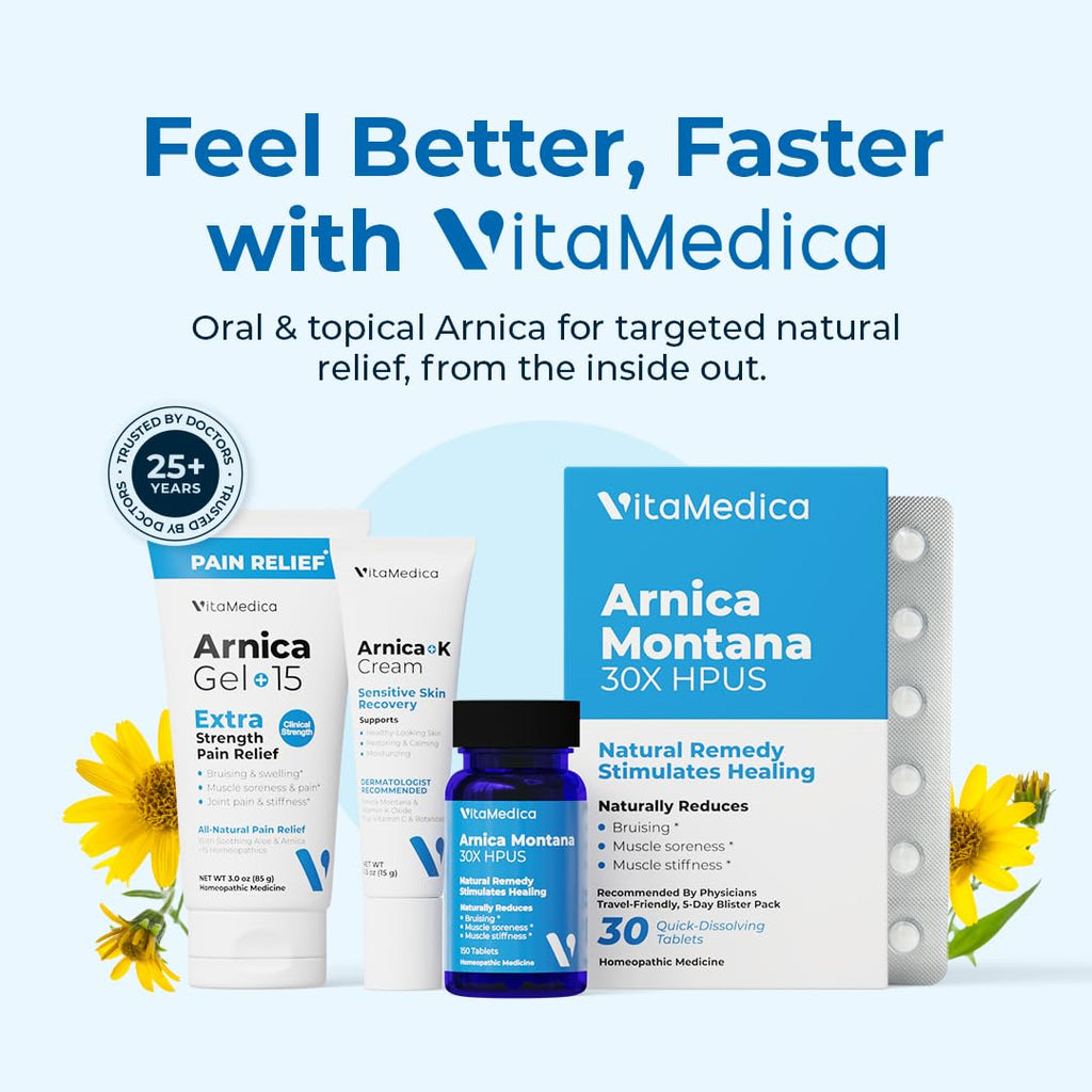 VitaMedica Arnica + Vitamin K Bruise Recovery Cream for Face & Under-Eye – Post-Procedure Support