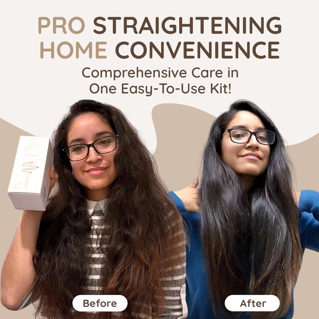 VITAMINS Hair Cosmetics Keratin Straightening Kit — At-Home Salon Results (Formaldehyde Free)