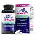 Vitauthority Lustriva Hair Growth Supplement for Women | Thicker, Fuller Hair with DHT Blocker Vitamins | 30 Capsules