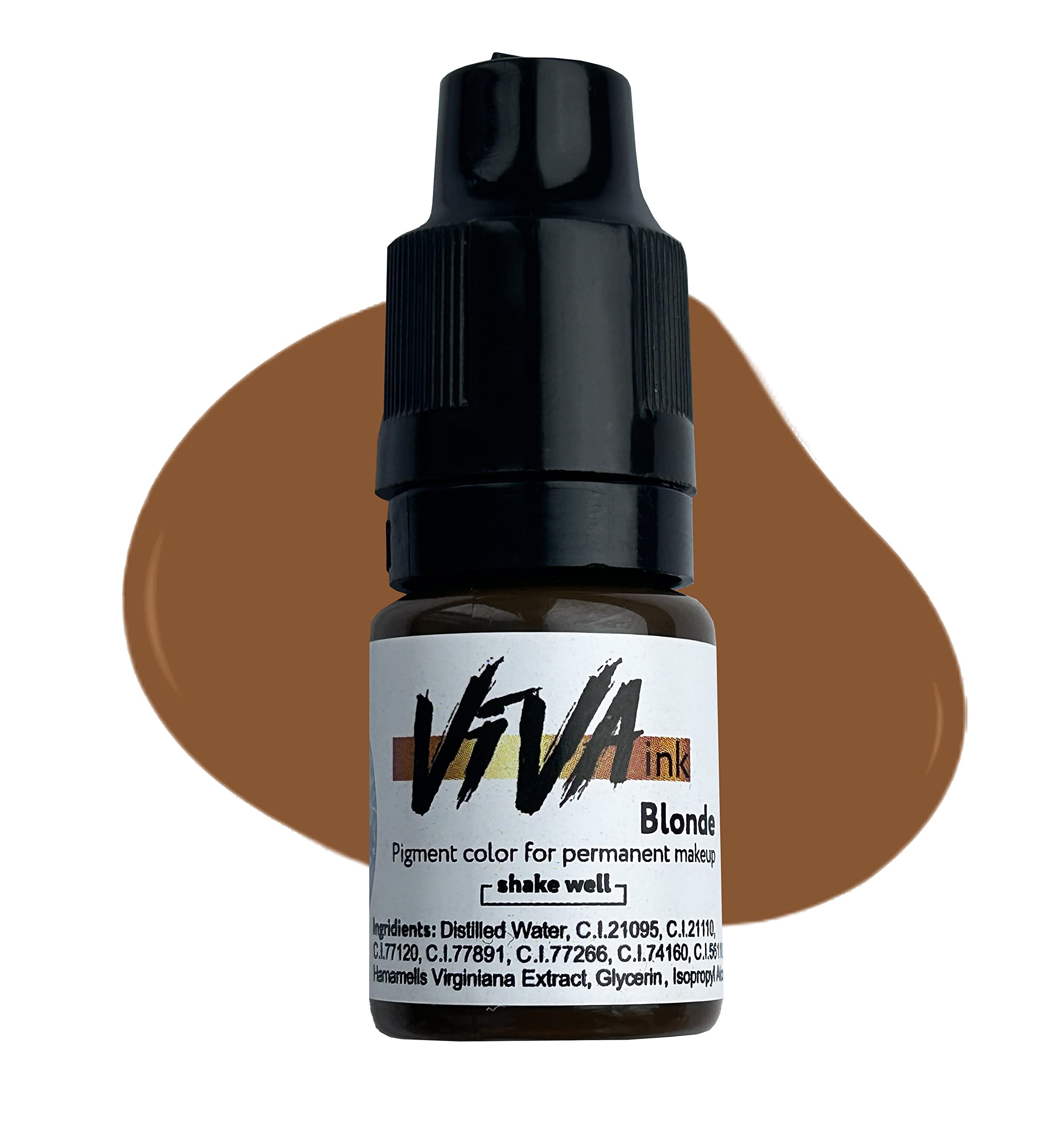 VIVA INK Eyebrow Pigment Blonde – Long-Lasting Microblading Ink (0.2 oz)