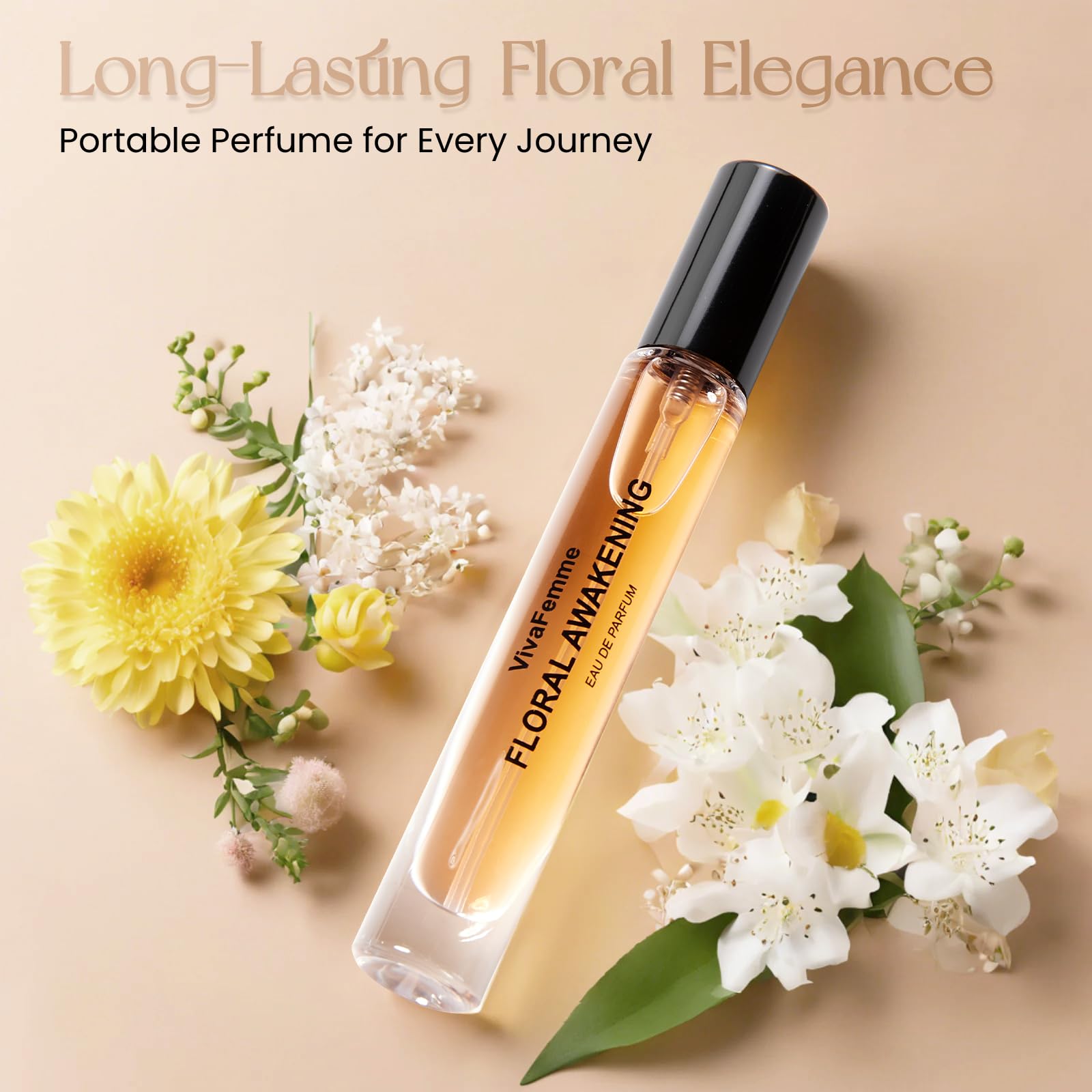 VivaFemme Pheromones Perfume for Women | Floral Eau de Parfum Travel Size 0.34 fl oz