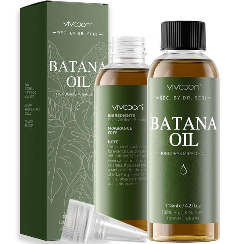 Vivccon Batana Oil for Hair Growth – 100 Percent Pure and Natural from Honduras