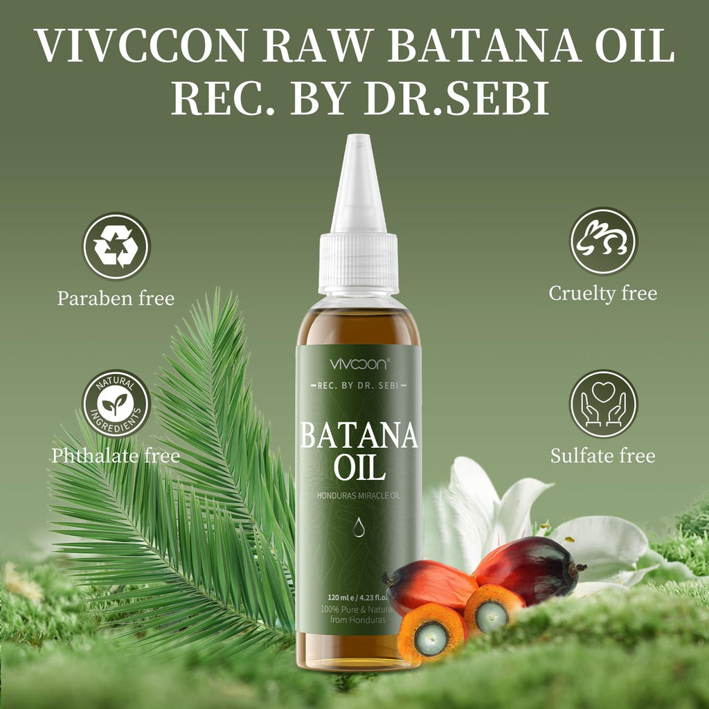 Vivccon Batana Oil Kit (Pack of 2) for Hair Conditioning, Skin Radiance & Wellness – Men & Women