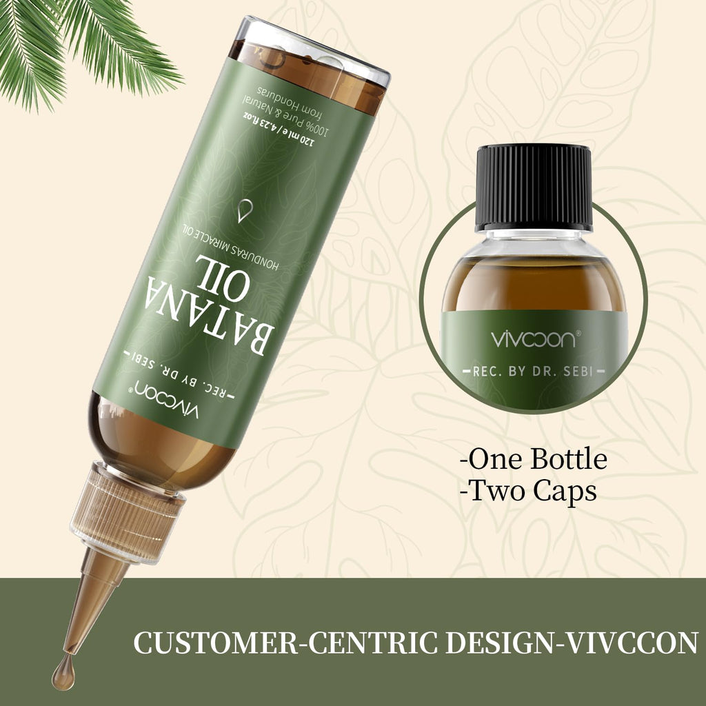 Vivccon Batana Oil Kit (Pack of 2) for Hair Conditioning, Skin Radiance & Wellness – Men & Women