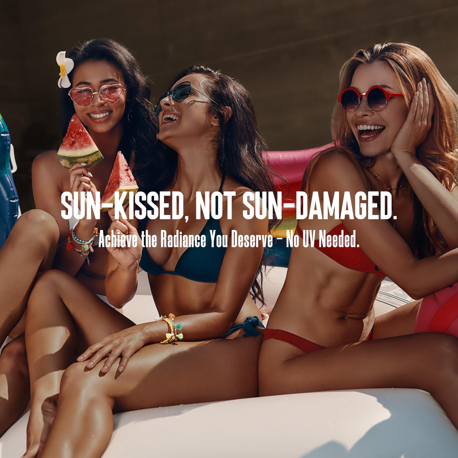 VIVITAN Self Tanner Mousse Kit – 250mL XL + Pro Tools | 1-Hour Express Bronze, No Orange