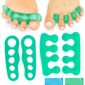 VIVEsole Toe Separators for Men & Women – Small (2 Pairs) Silicone Gel Spacers for Plantar Fasciitis, Bunions & Overlapping Toes