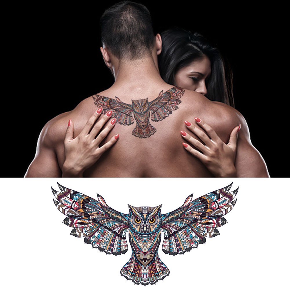 VIWIEU Large Tattoos: 5 Sheets of 3D Realistic Temporary Body Art
