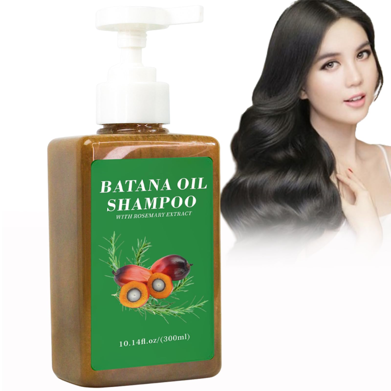 VJPPII Batana Oil Shampoo with Rosemary Extract – 300ml for Hair Growth & Hydration