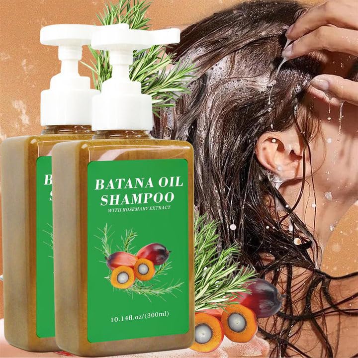 VJPPII Batana Oil Shampoo with Rosemary Extract – 300ml for Hair Growth & Hydration