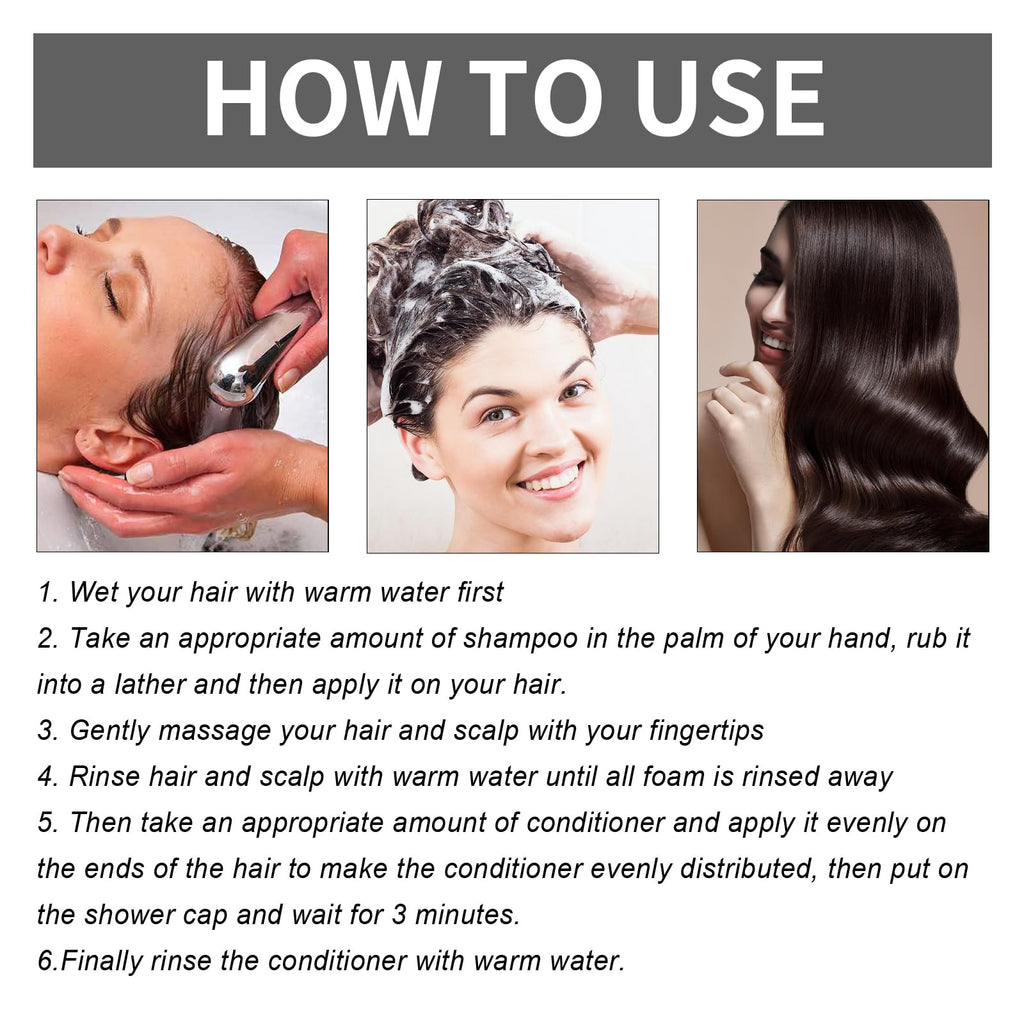 VJPPII Batana Oil Shampoo with Rosemary Extract – 300ml for Hair Growth & Hydration