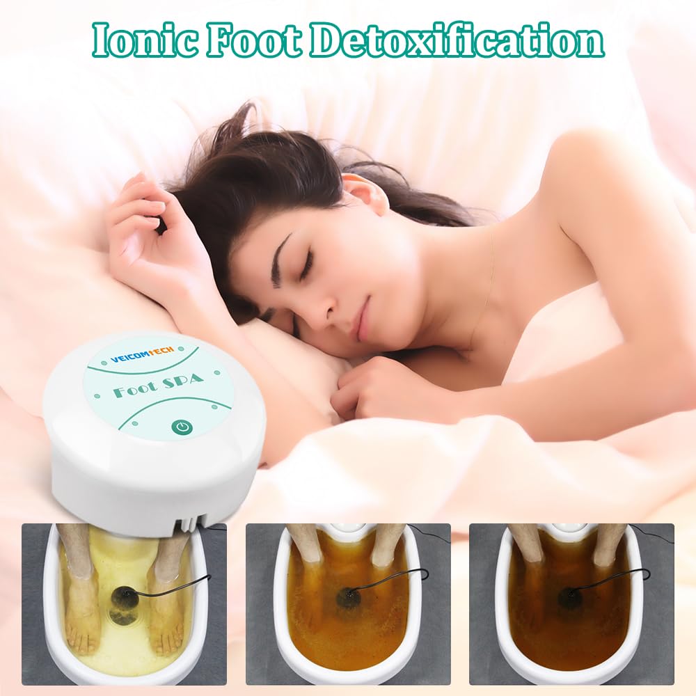 VnioLife Ionic Foot Bath Detox Machine – Home Spa, Portable Foot Spa System