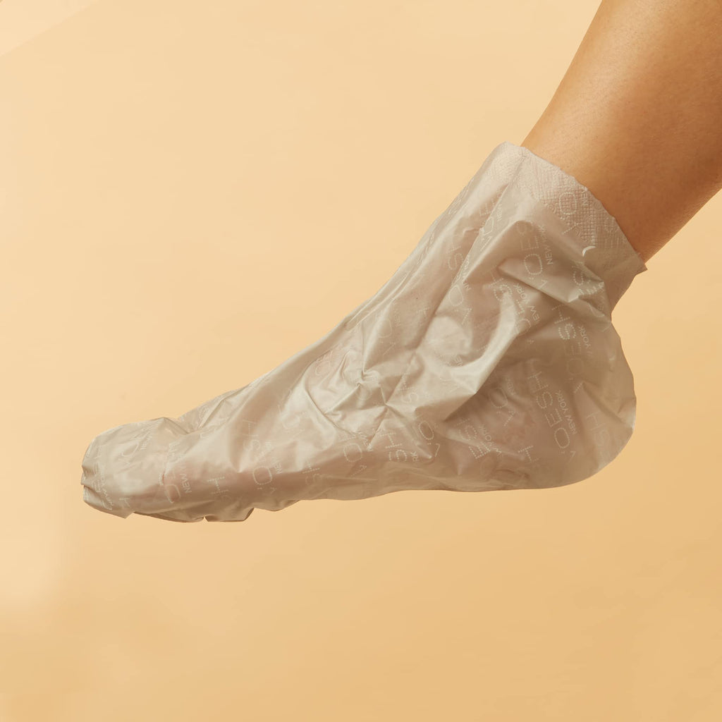 VOESH Collagen Socks 5-Pack – Vegan Foot Treatment for Dry, Cracked Feet