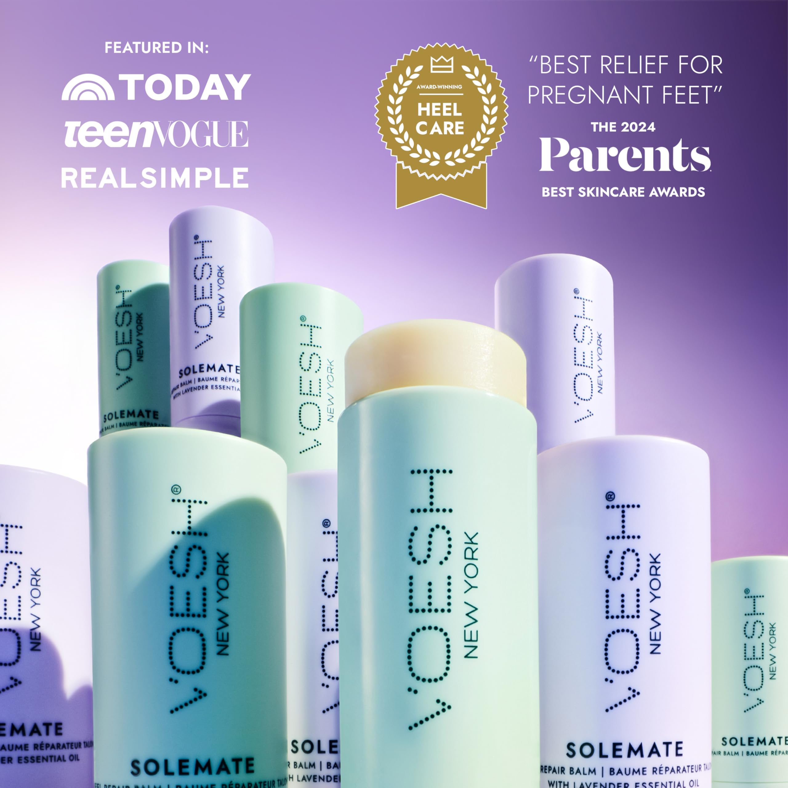 VOESH Solemate Heel Repair Balm – Lavender | Deep Moisturizing Foot Care for Rough Heels