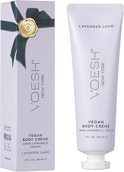 VOESH Vegan Body Creme Trio – Hydrating Skincare Gift Set (Green Tea, Lavender, Tangerine)